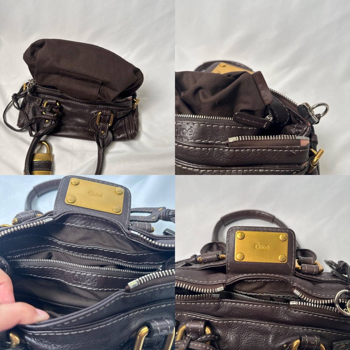 🔥 Pre-owned CHLOÉ 2007 brown mini paddington 🔥