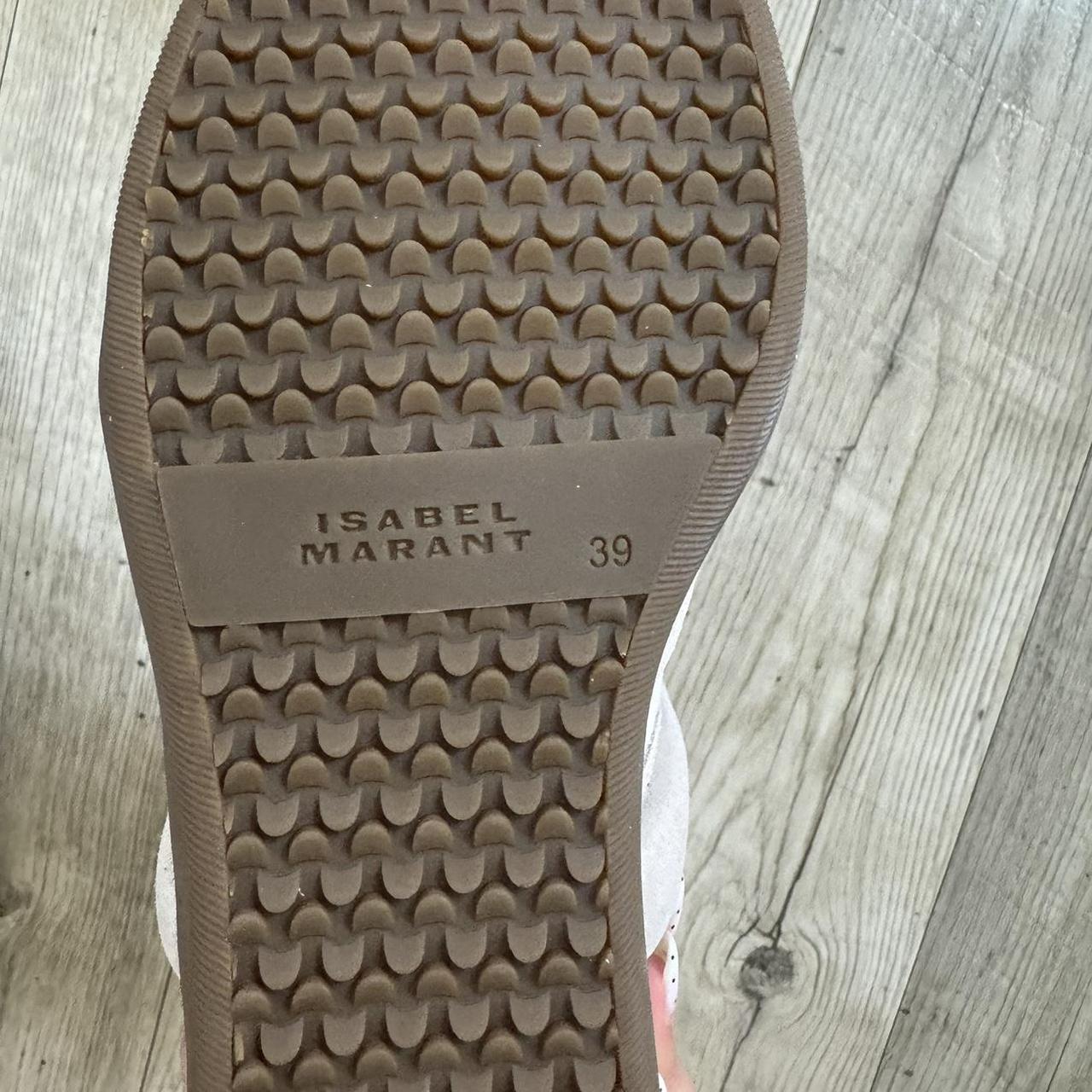 Isabel Marant Women's Grey and Cream Trainers