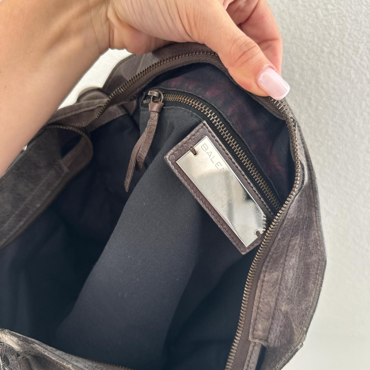 Authentic Balenciaga City Bag – Dark Brown/Greyish (Medium)