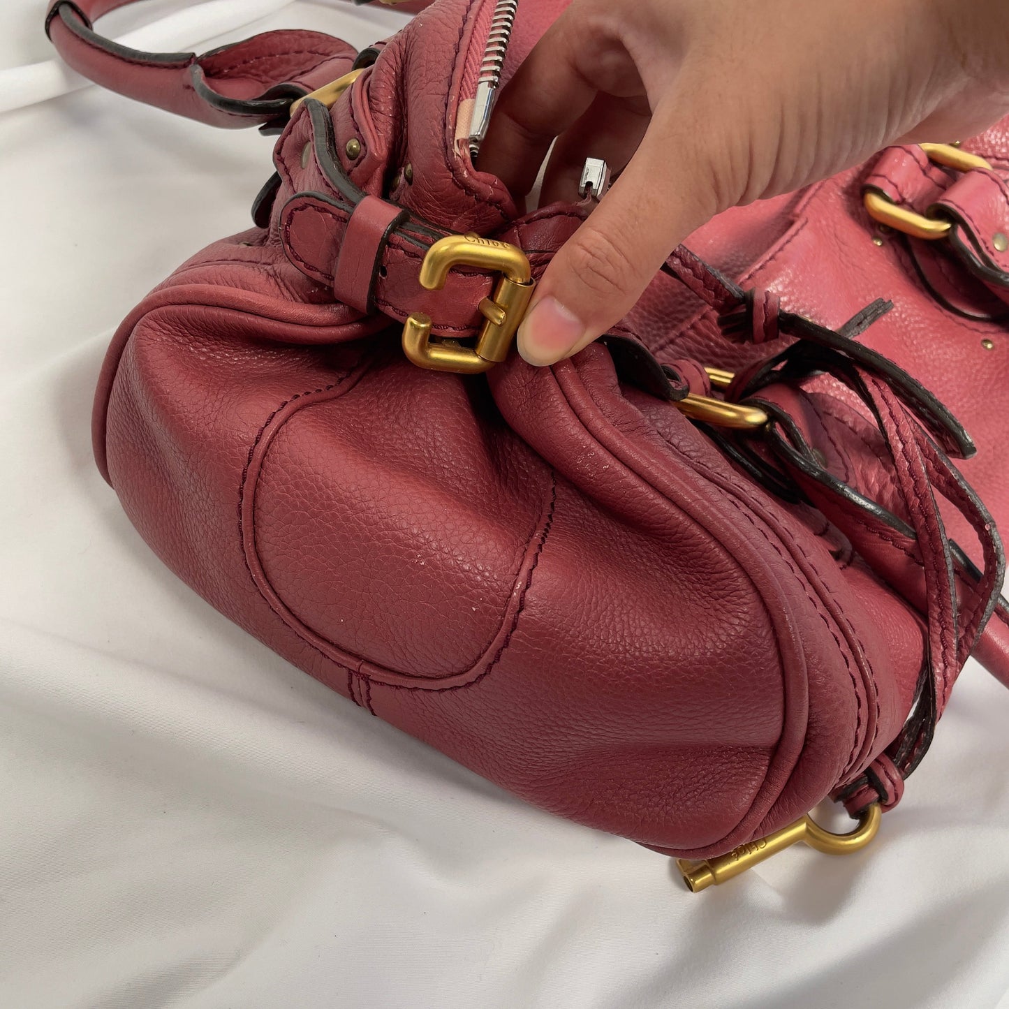 🔥 Pre-owned Chloé 2009 pink paddington 🔥