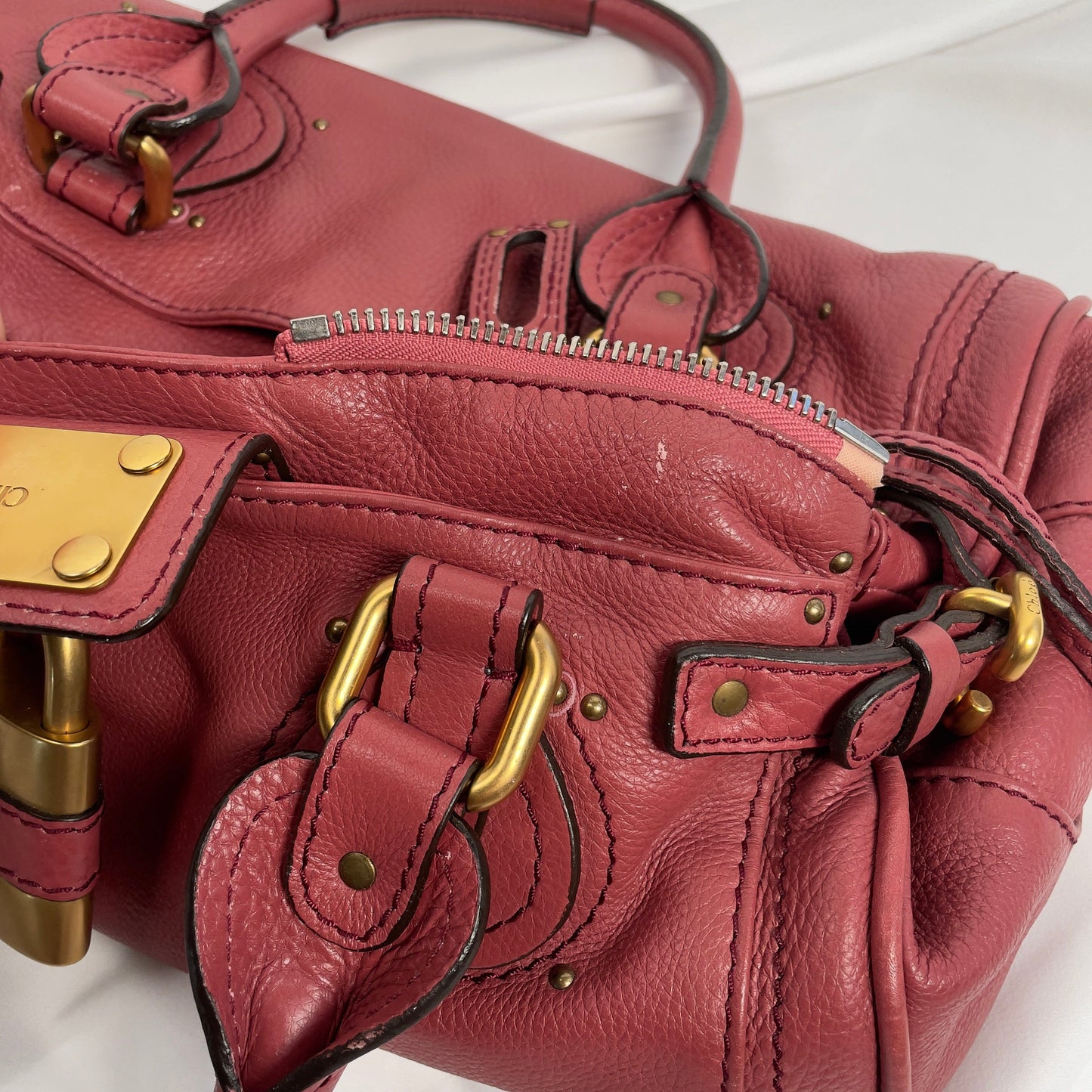 🔥 Pre-owned Chloé 2009 pink paddington 🔥