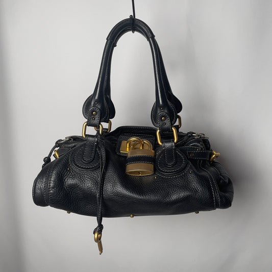 🔥 Pre-owned CHLOÉ 2009 paddington in black 🔥