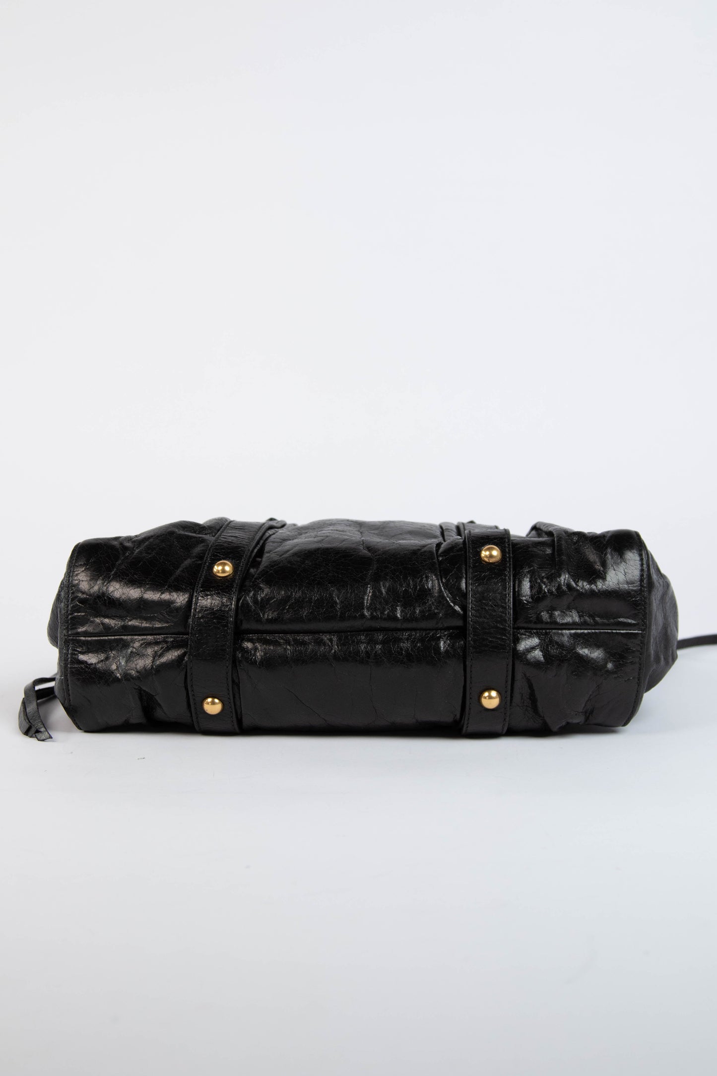 🔥 Pre-owned 2000s Miu Miu Black Vitello Shoulder Bag 🔥