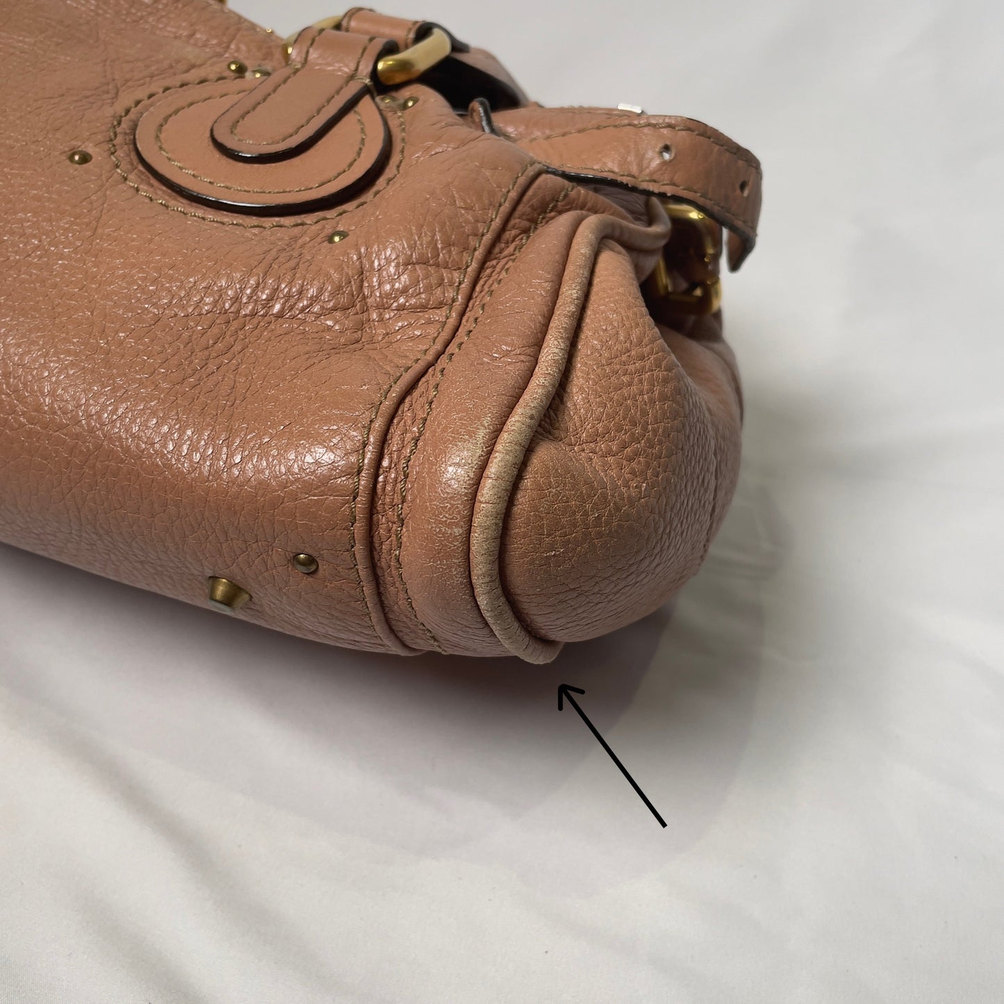 🔥 Pre-owned CHLOÉ 2009 dusty rose paddington medium 🔥