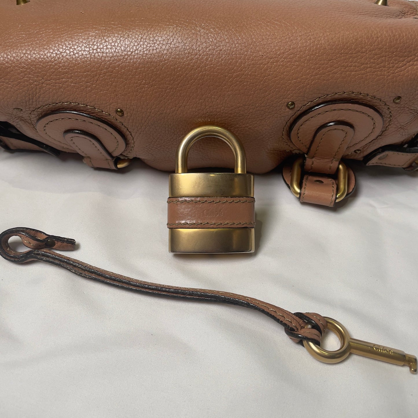 🔥 Pre-owned CHLOÉ 2009 dusty rose paddington medium 🔥