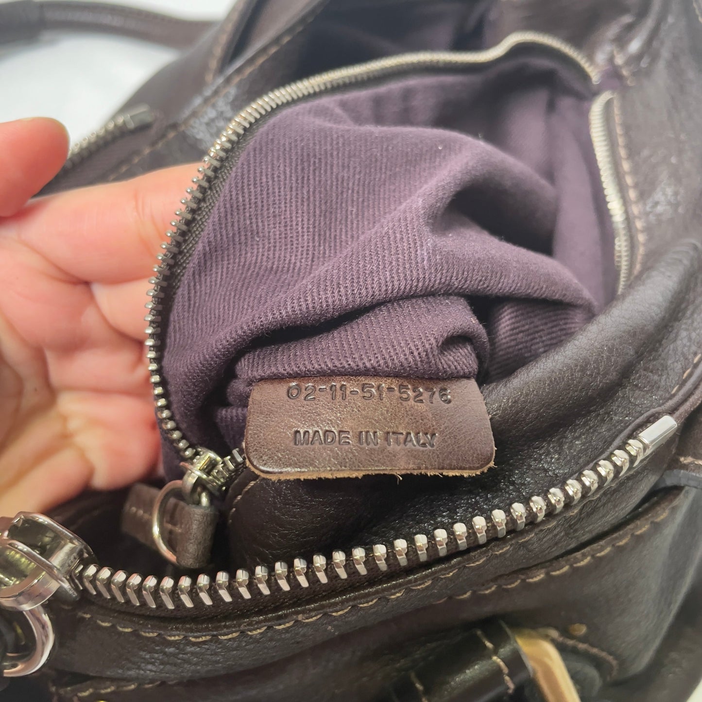 🔥 Pre-owned CHLOÉ 2011 brown paddington bag Swarovski 🔥