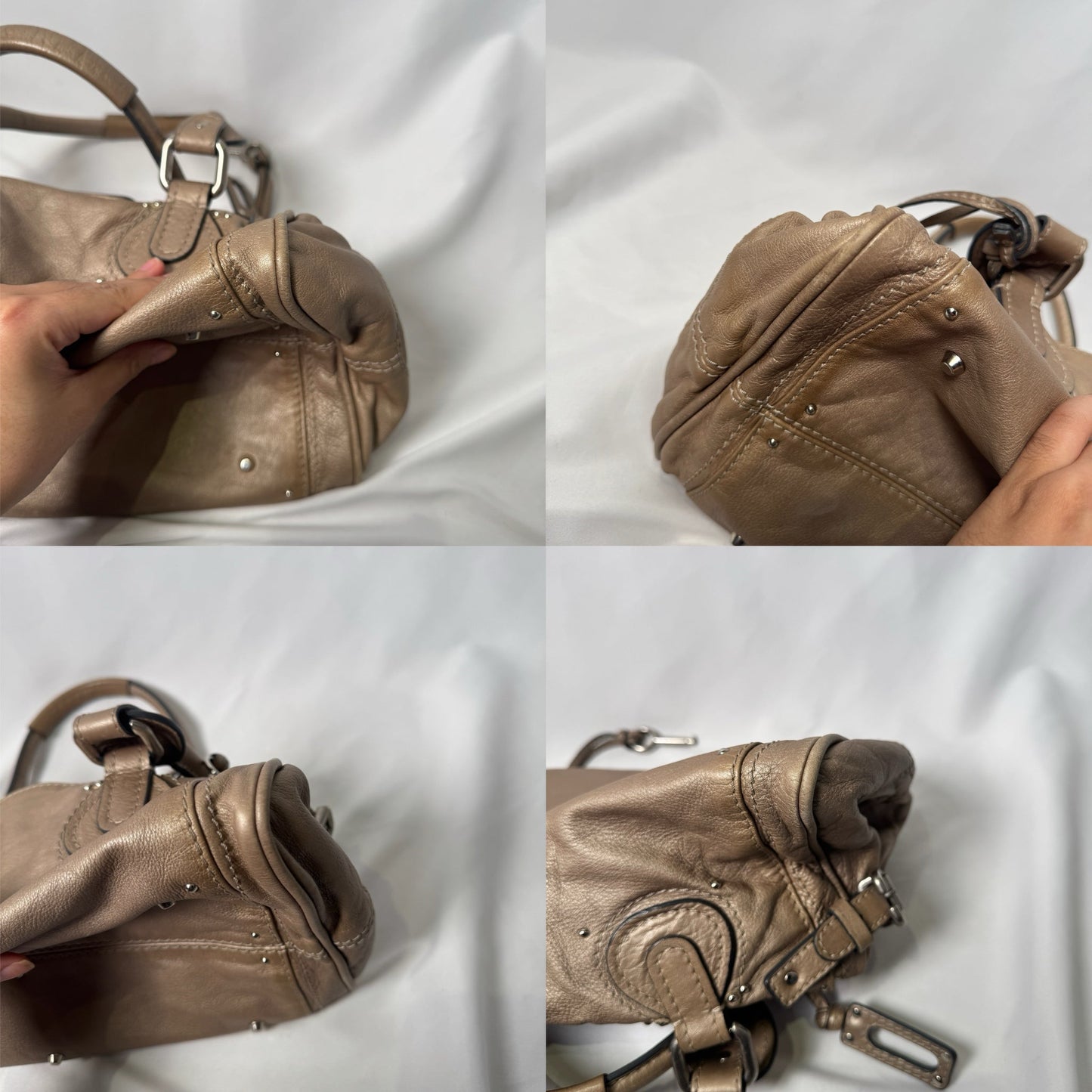 🔥 Pre-owned CHLOÉ 2007 light silver paddington 🔥