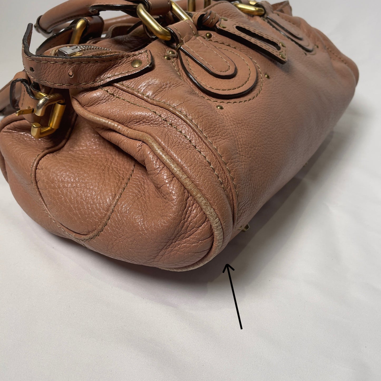 🔥 Pre-owned CHLOÉ 2009 dusty rose paddington medium 🔥