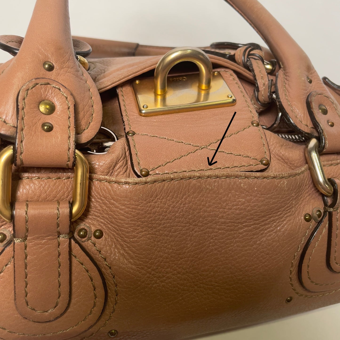 🔥 Pre-owned CHLOÉ 2009 dusty rose paddington medium 🔥