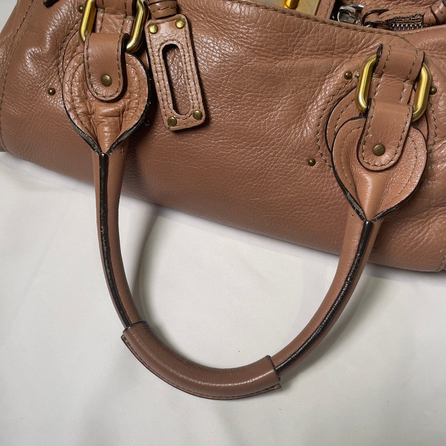 🔥 Pre-owned CHLOÉ 2009 dusty rose paddington medium 🔥