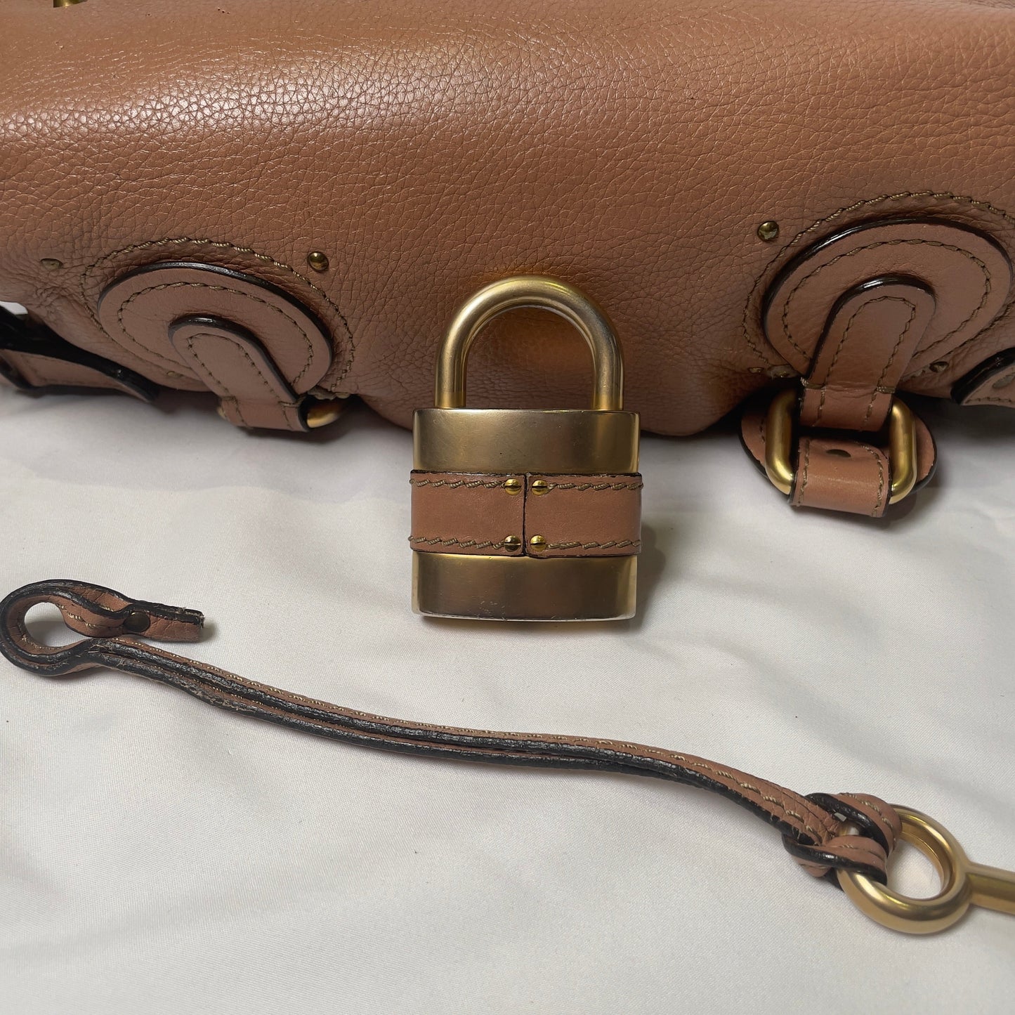 🔥 Pre-owned CHLOÉ 2009 dusty rose paddington medium 🔥