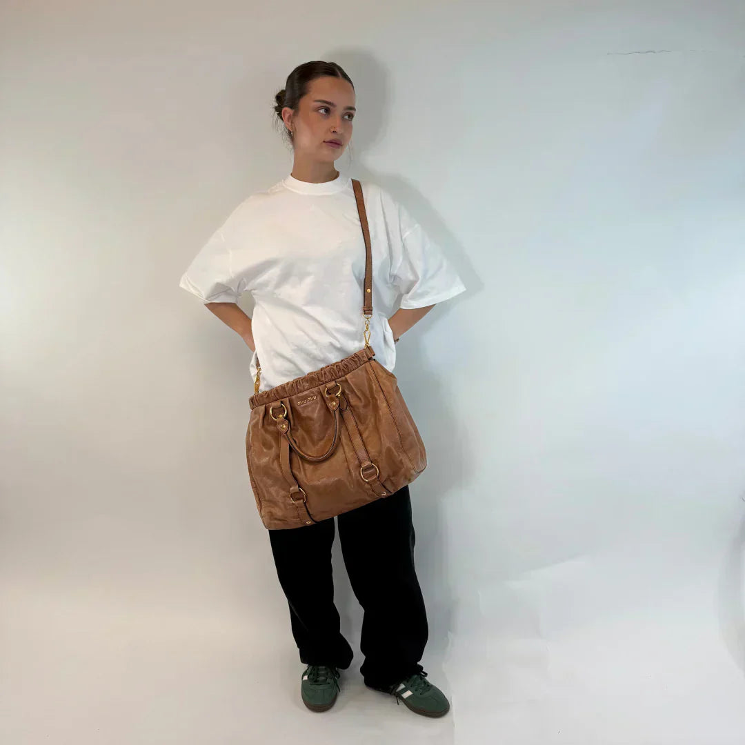 🔥 Pre-owned Miu Miu Handtasche Vitello Lux groß 🔥