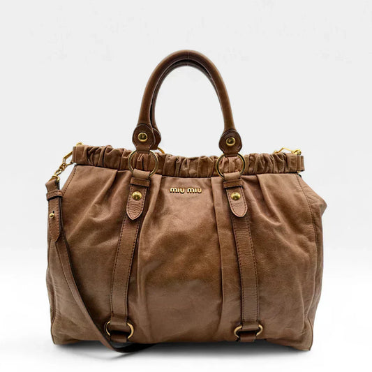 🔥 Pre-owned Miu Miu Handtasche Vitello Lux groß 🔥