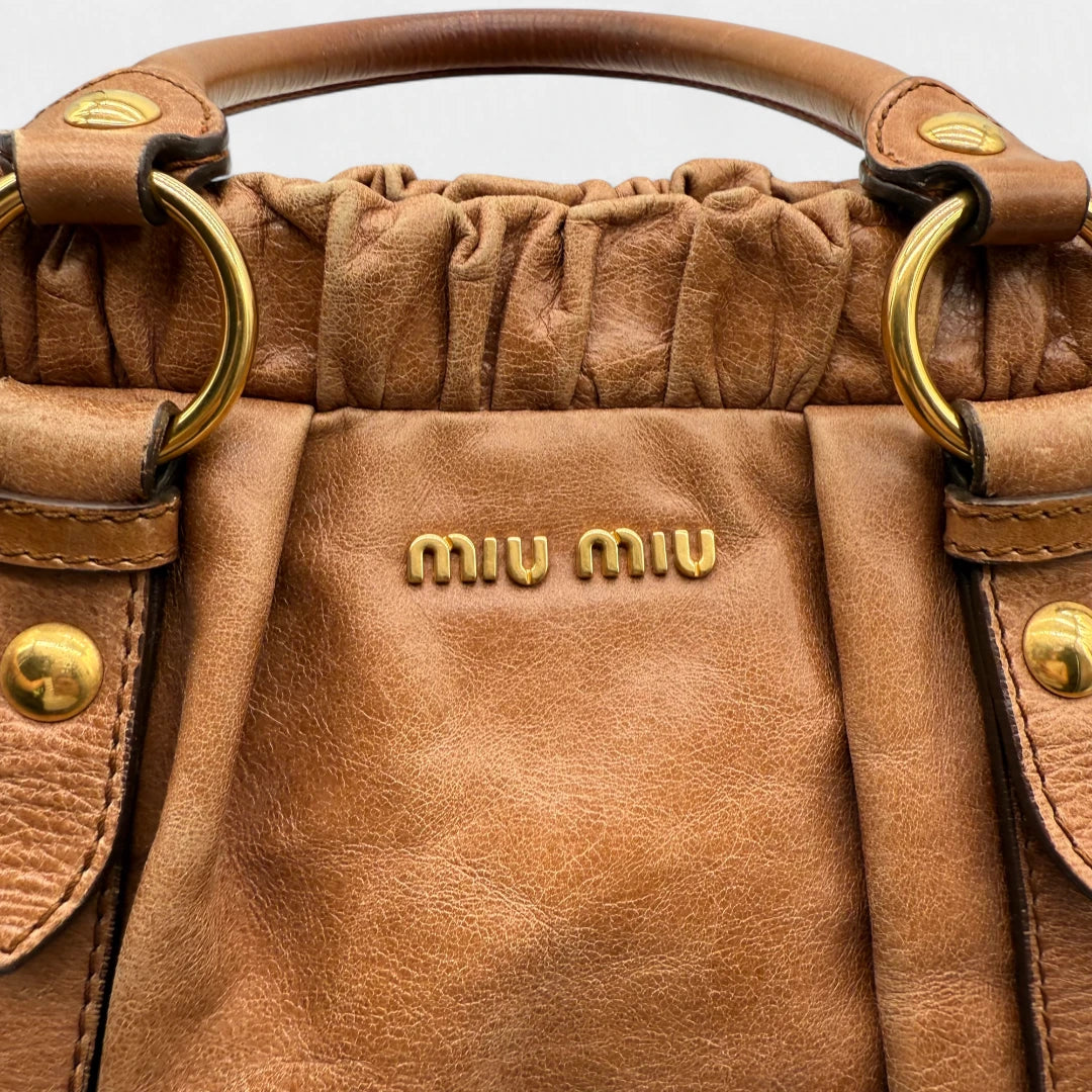 🔥 Pre-owned Miu Miu Handtasche Vitello Lux groß 🔥