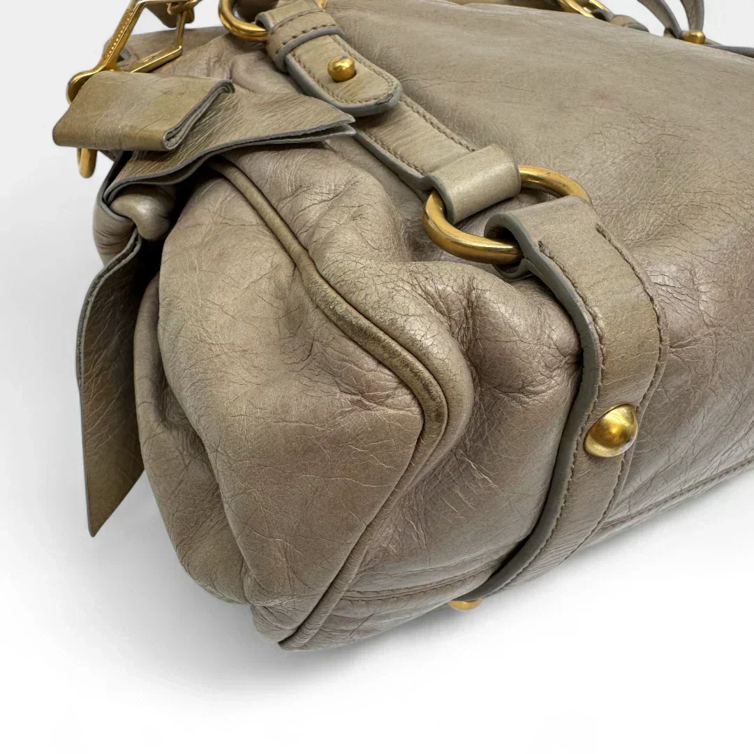 🔥 Pre-owned Miu Miu handbag Vitello Satchel small 🔥