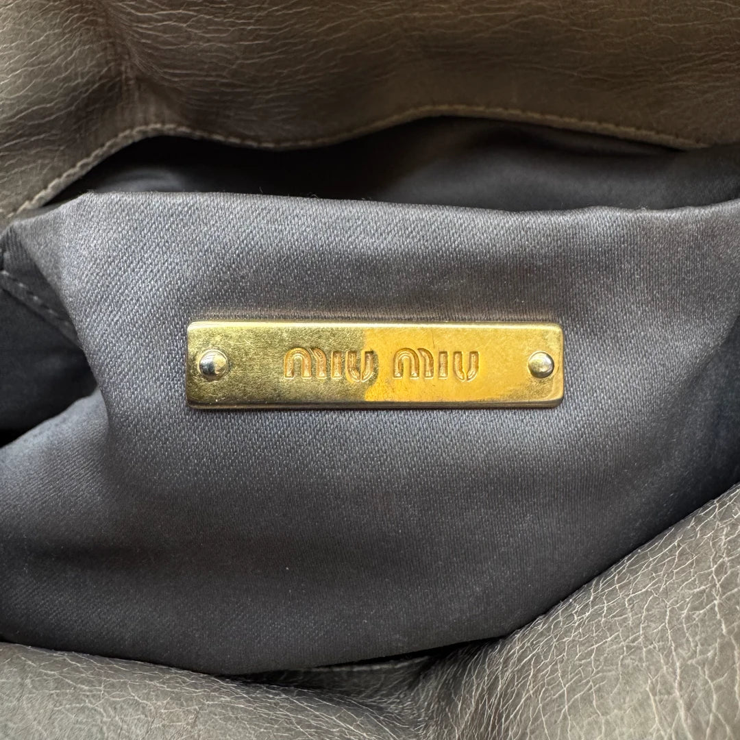 🔥 Pre-owned Miu Miu handbag Vitello Satchel small 🔥