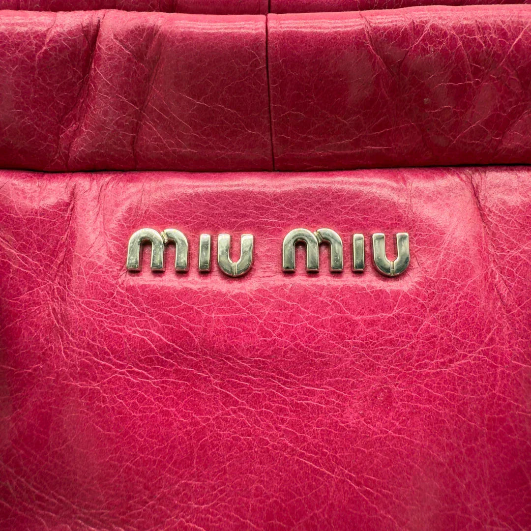 🔥 Pre-owned Miu Miu handbag Vitello pink 🔥