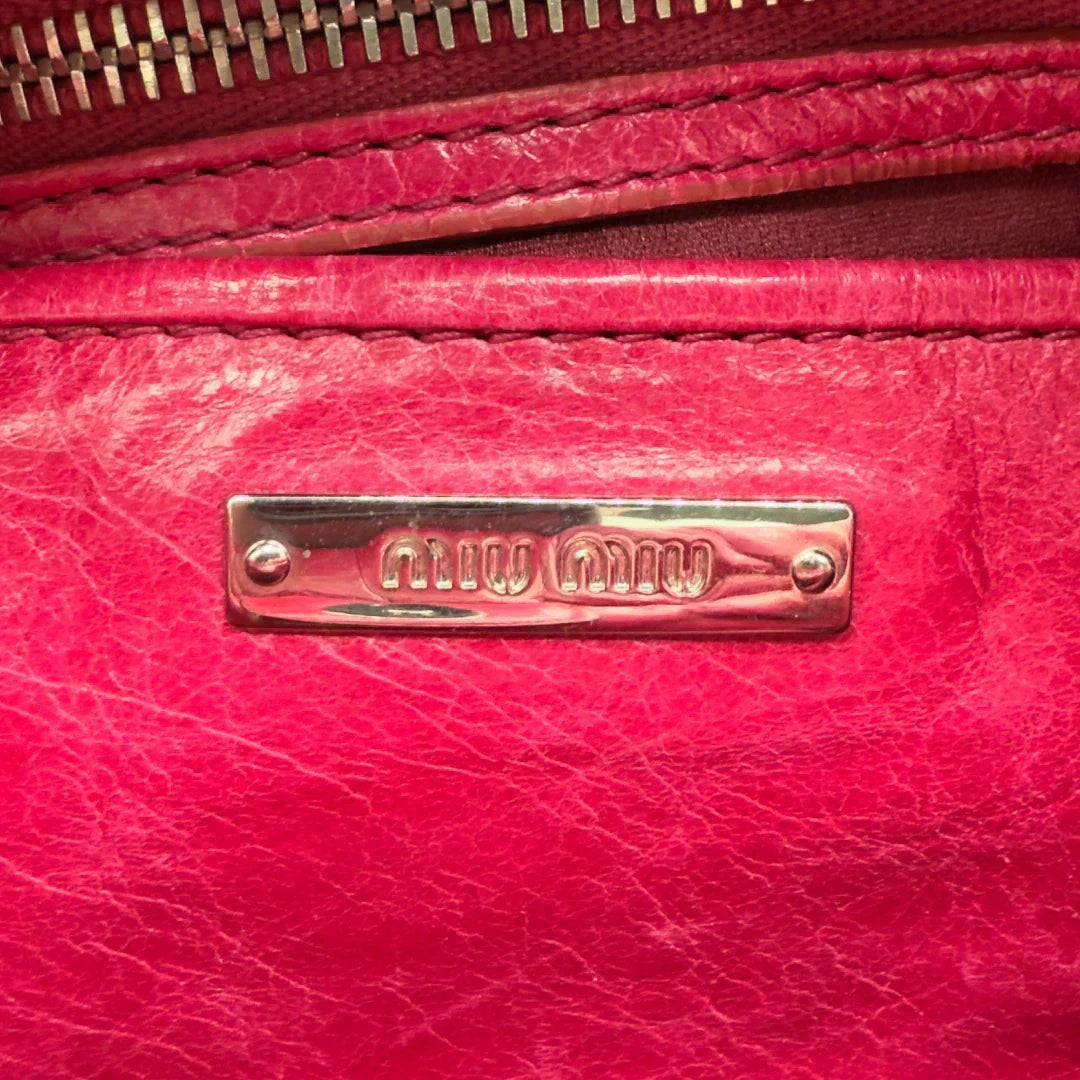 🔥 Pre-owned Miu Miu handbag Vitello pink 🔥