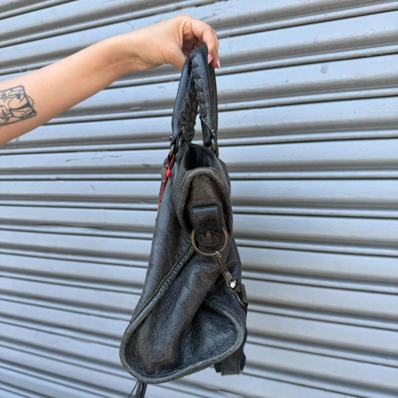 Vintage Balenciaga City Bag – Classic Moto Style