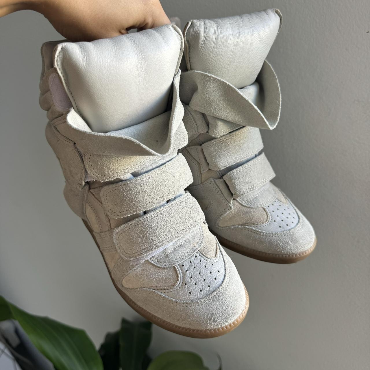 Isabel Marant Women's Cream and White Trainers