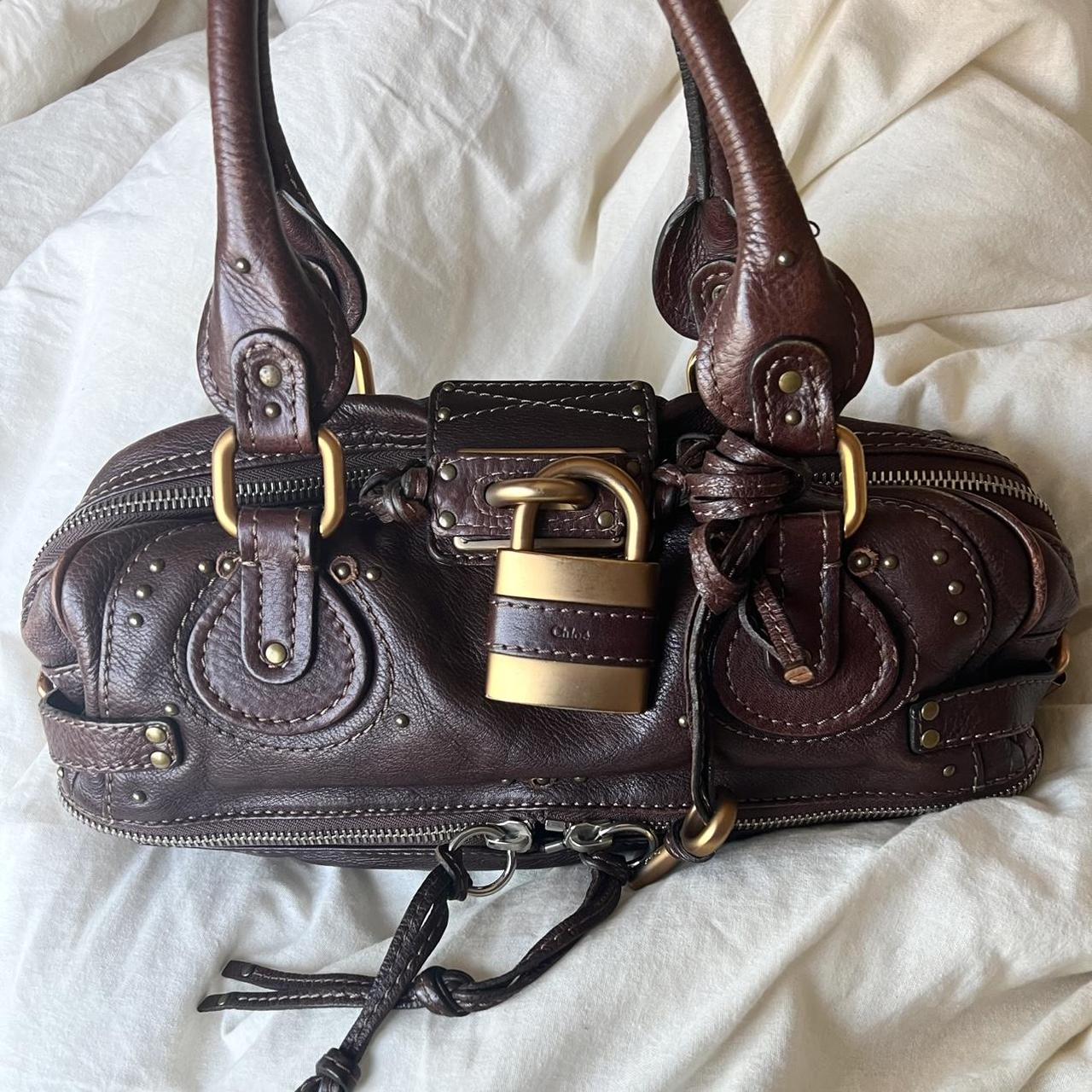 Authentic Chloé East-West Paddington Bag – Chocolate Brown