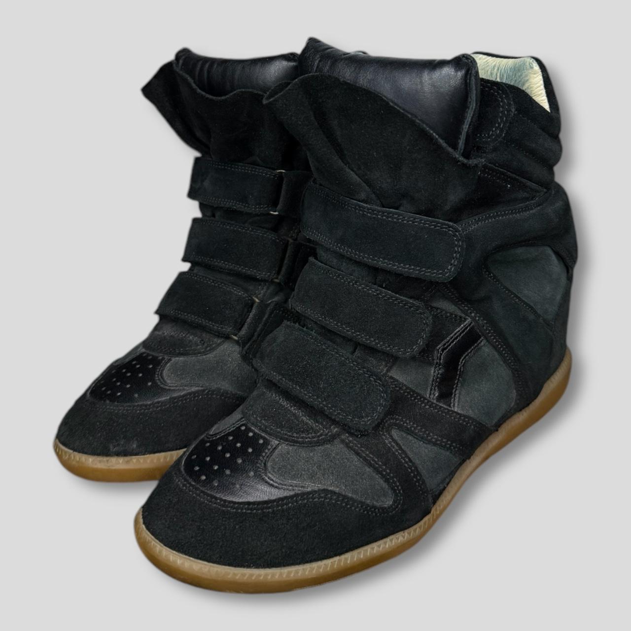 Isabel Marant Women's Black and Grey Trainers