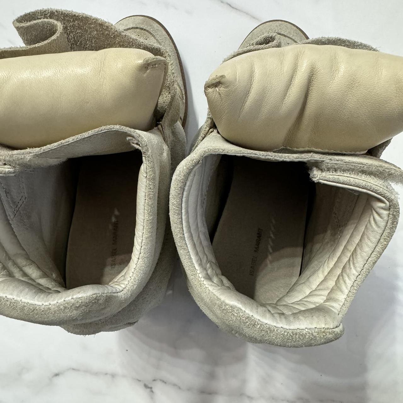 Isabel Marant Women's Tan and Cream Trainers