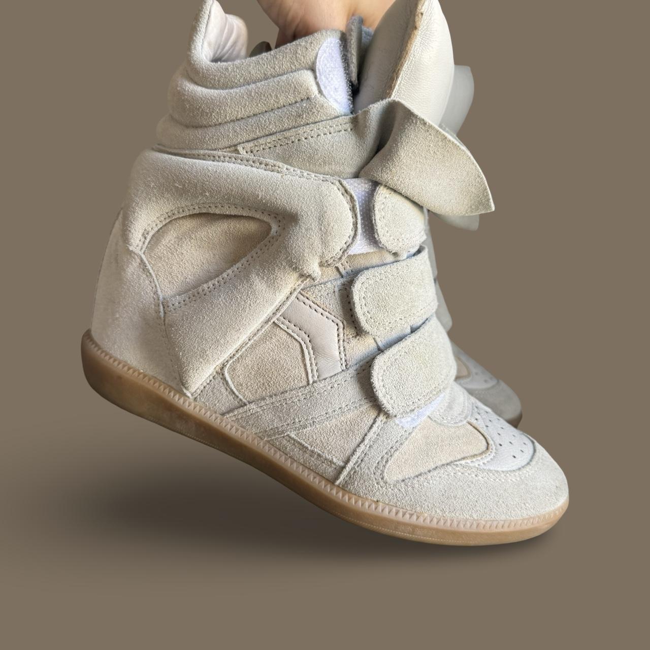 Isabel Marant Women's Cream and White Trainers