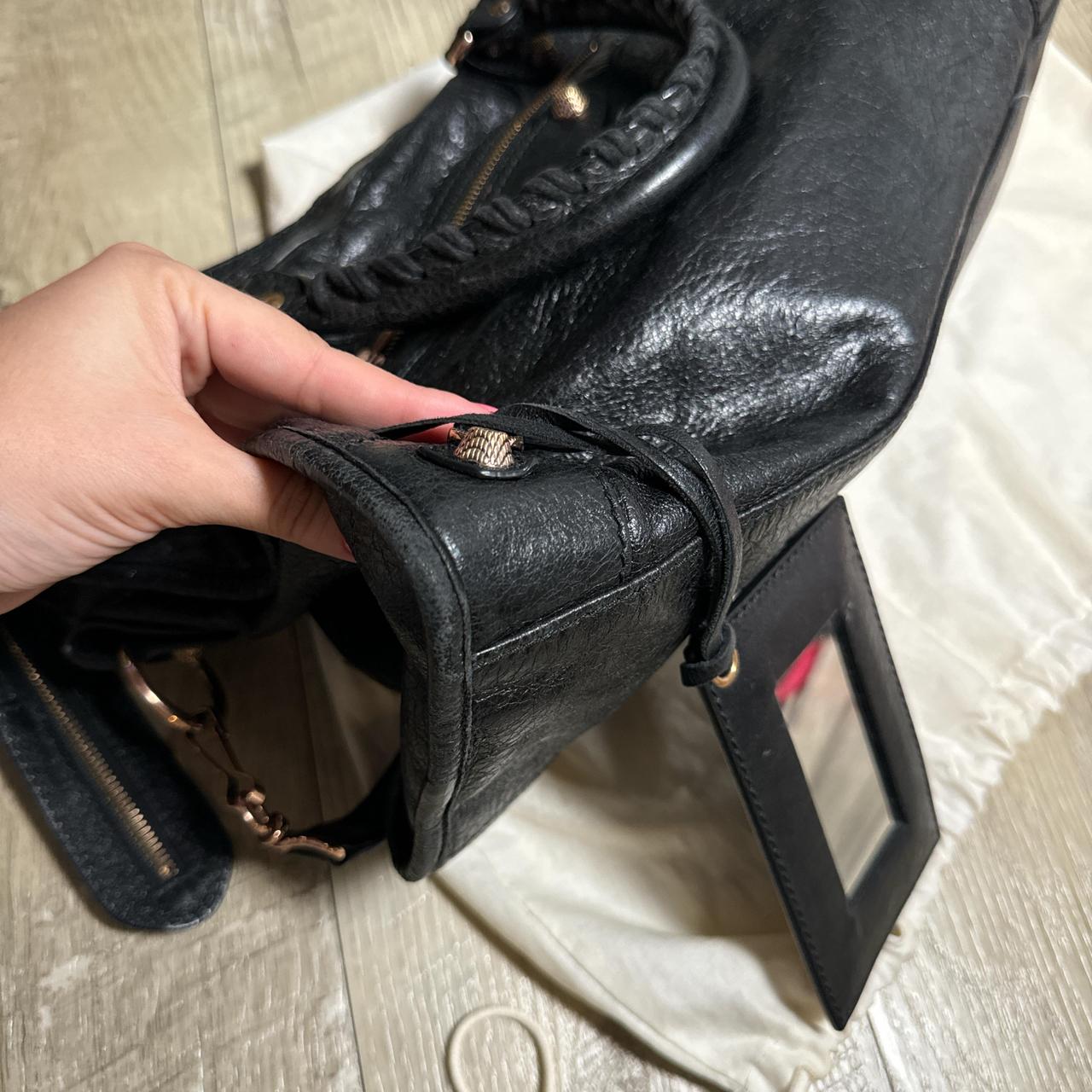 Authentic Balenciaga City Bag – Black with Gold Hardware (Medium)