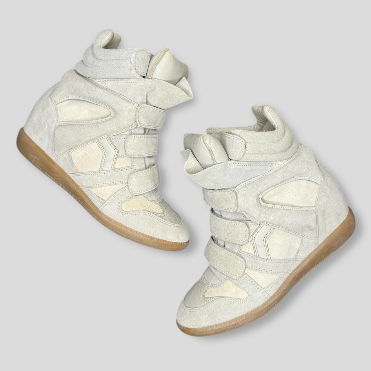 Isabel Marant Women's Cream and White Trainers