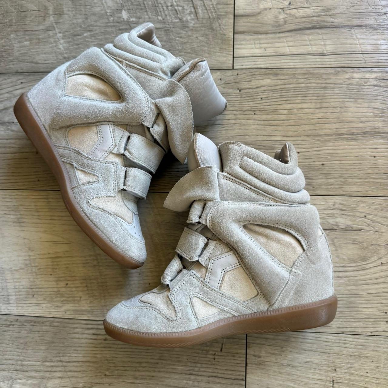 Isabel Marant Women's Cream and White Trainers