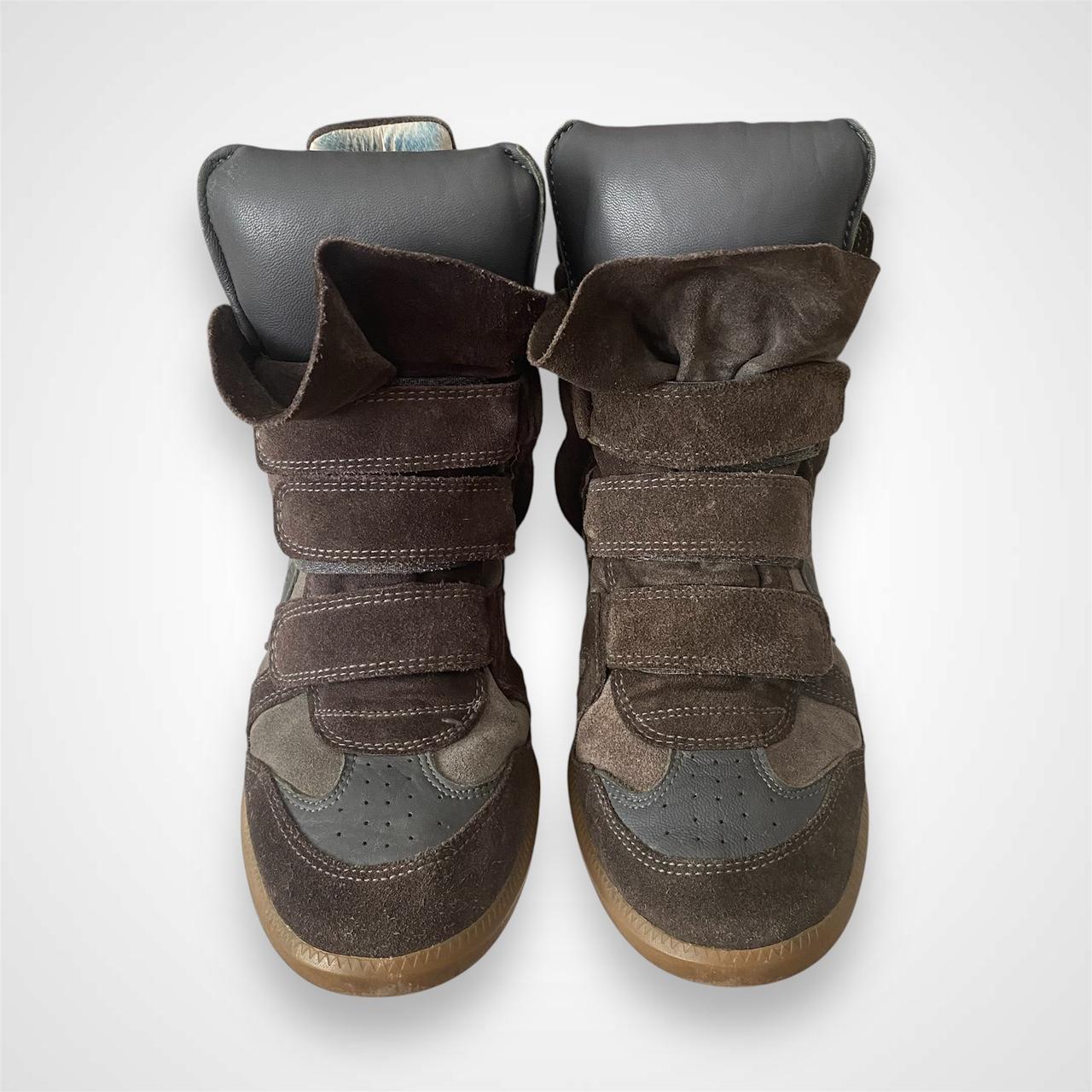 Isabel Marant Women's Brown and Grey Trainers