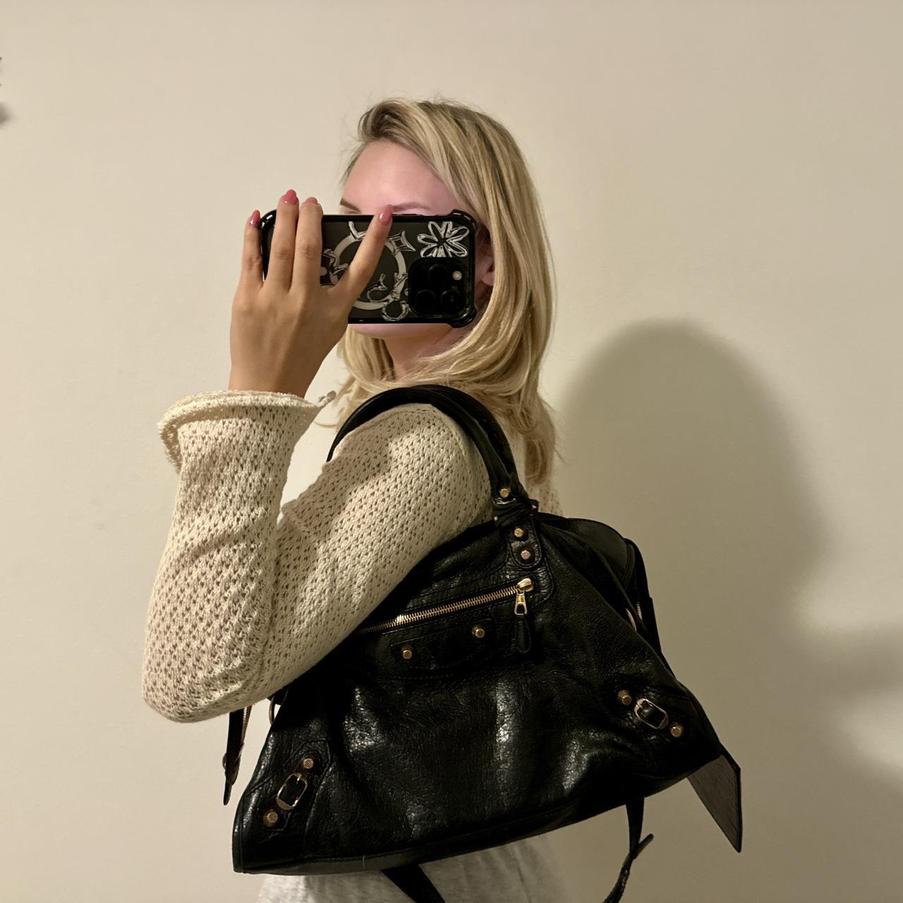 Authentic Balenciaga City Bag – Black with Gold Hardware (Medium)