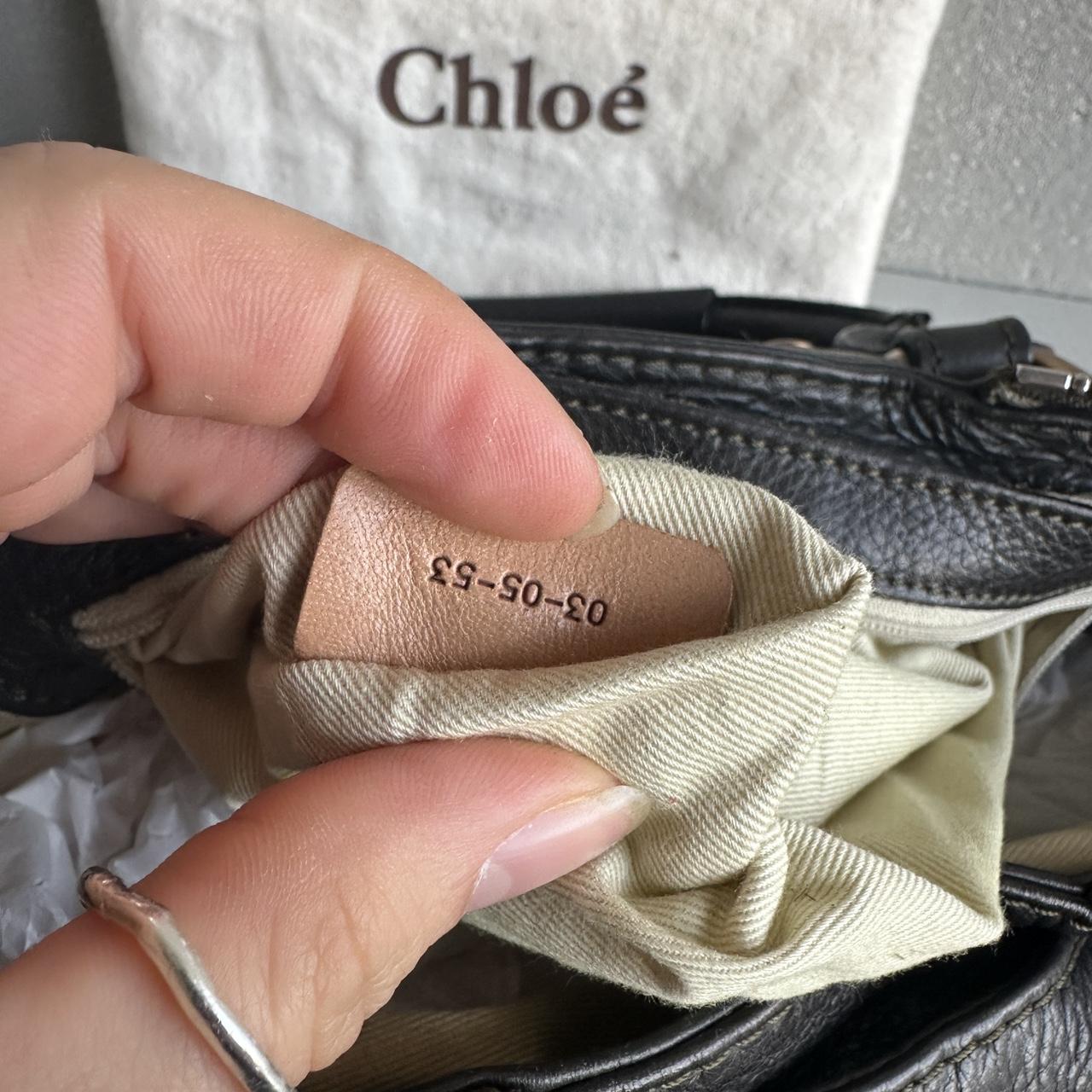 Iconic Chloé Paddington Bag khaki / Black leather